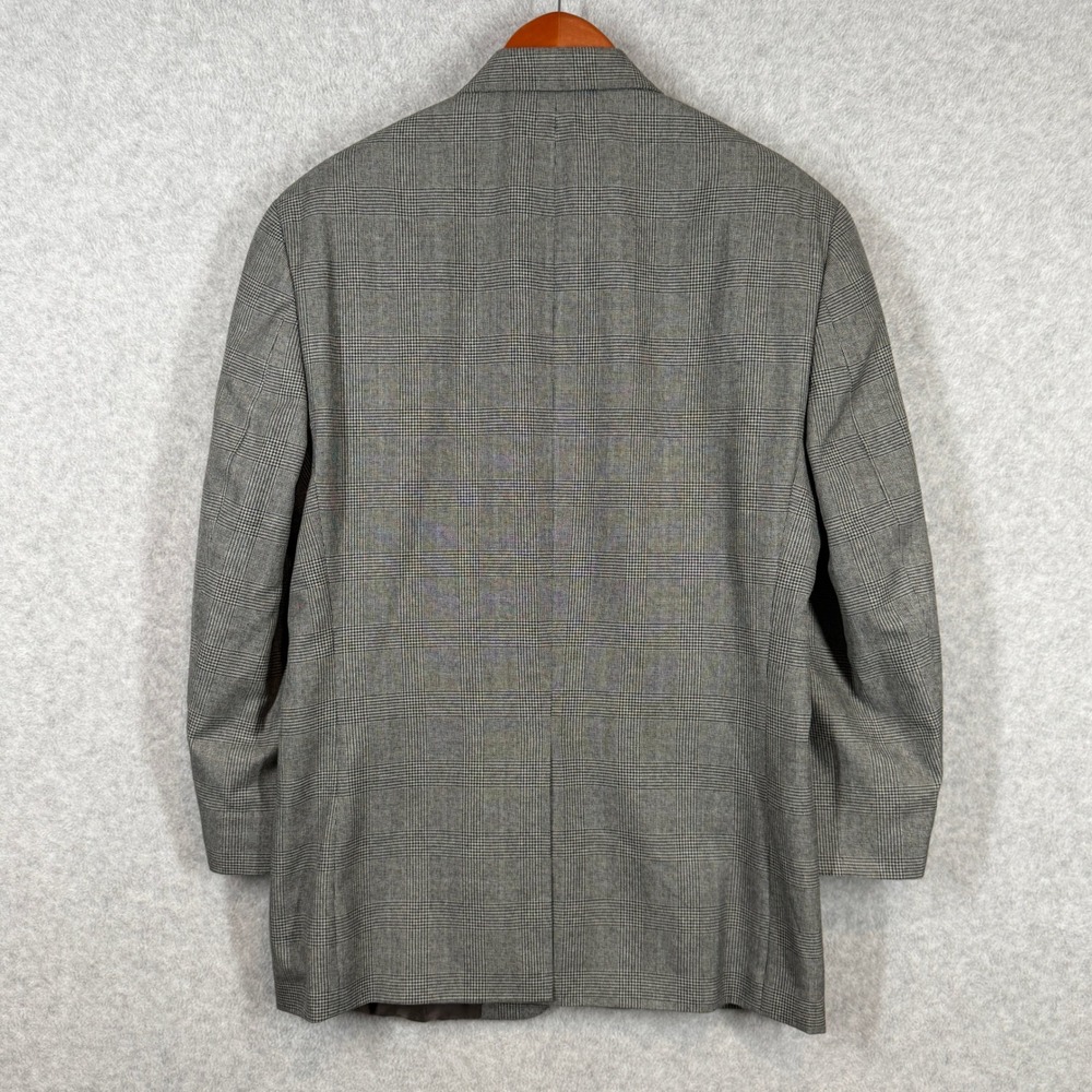 Lauren Ralph Lauren Blazer Mens 38S Grey Glen Plaid Two Button Tailored Jacket - Picture 5 of 11
